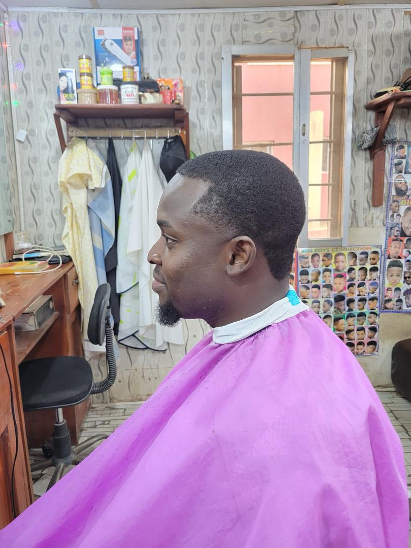 Taper Fade with Goatee